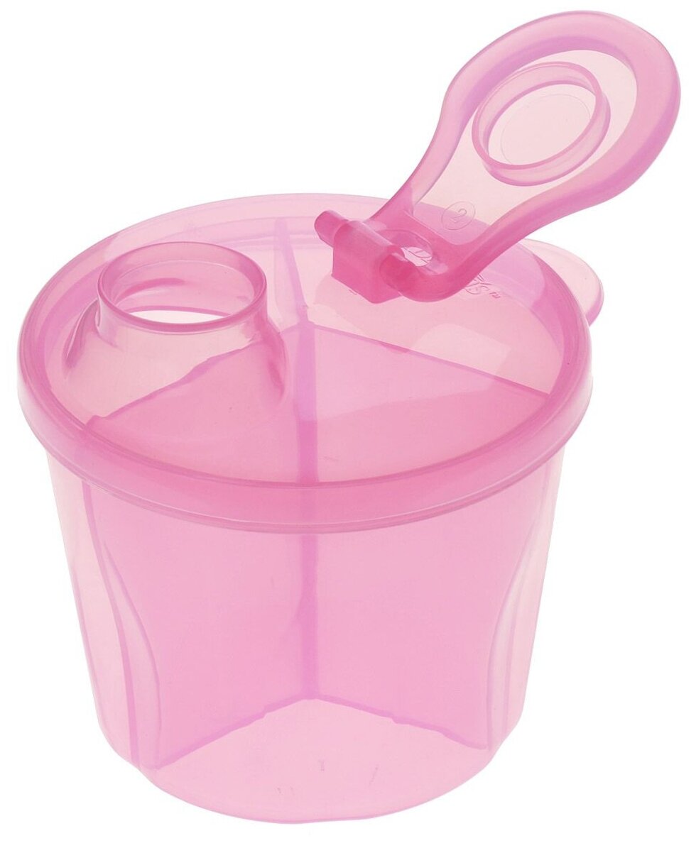 Дозатор для детской смеси Dr.Brown's сухой смеси цвет: розовый - фото №2