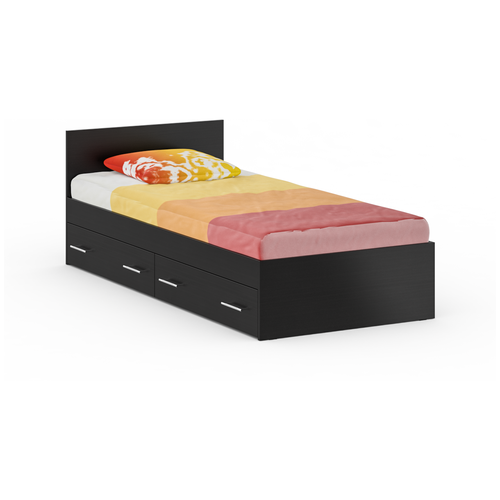фото Кровать с ящиками стандарт 900 цвет венге бит и байт