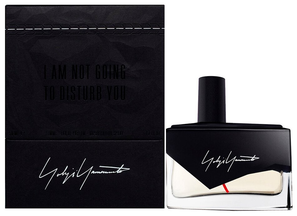 Женская парфюмерная вода Yohji Yamamoto I am not going to disturb you, 50 мл