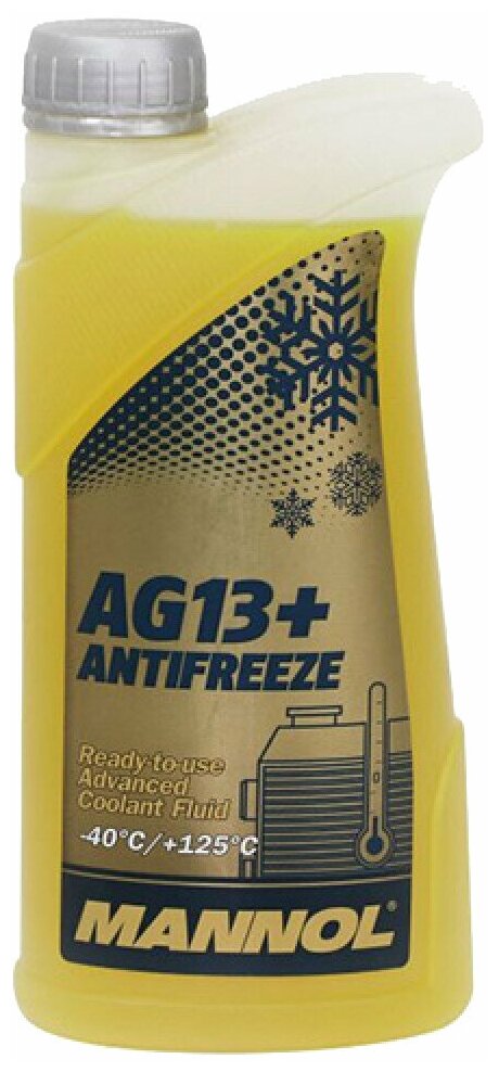 Antifreeze Ag13+ (-40°c) Advanced Готовый Раствор 1l MANNOL арт. 40141