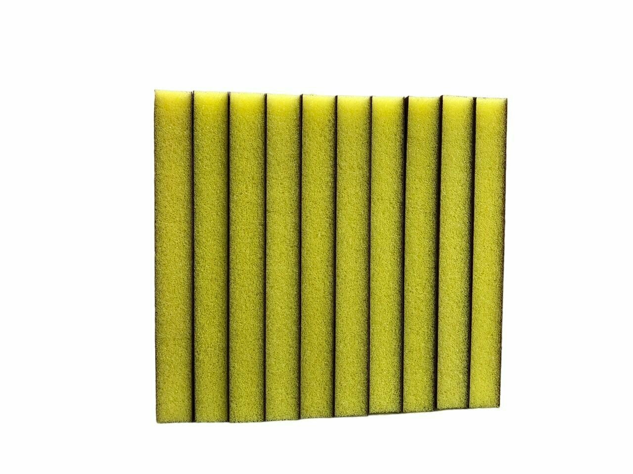 Губка двусторонняя Sponge Fine 98*120*13mm (желтая) Р240 10шт - фотография № 3