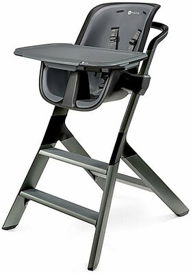 4moms Стульчик для кормления High chair 2.1 цвет черный серый