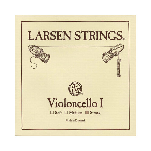 Cello E0 string Larsen Original L5509 - Aluminum wound steel cello E0 string, medium tension