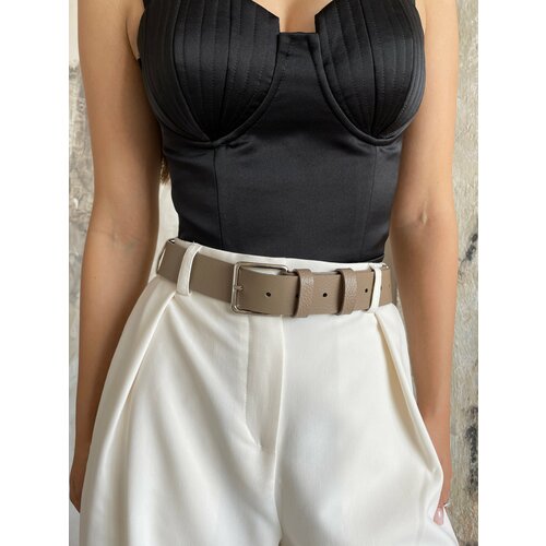 фото Ремень beautiful birds, размер 105, бежевый