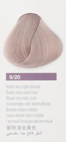 Изображение товара Краска для волос Lakme Chroma 9/20, светлый блондин фиолетовый, безаммиачная, перманентная, 60 мл