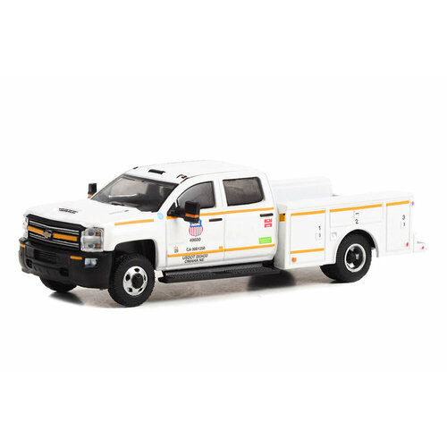 Chevrolet silverado 3500 dually service bed union pacific railroad maintenance truck 2018