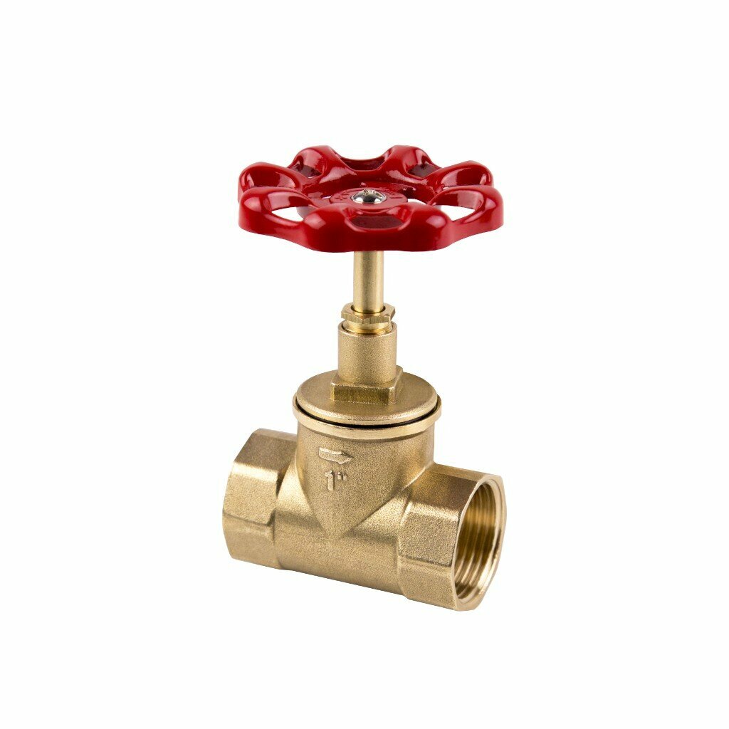 фото Вентиль запорный 3/4", латунь, желтый, РосТурПласт