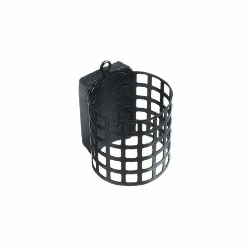 фото Груз-кормушка металлическая x-feeder me submarine m perfo, цвет matt black, 100 г, 35 мл