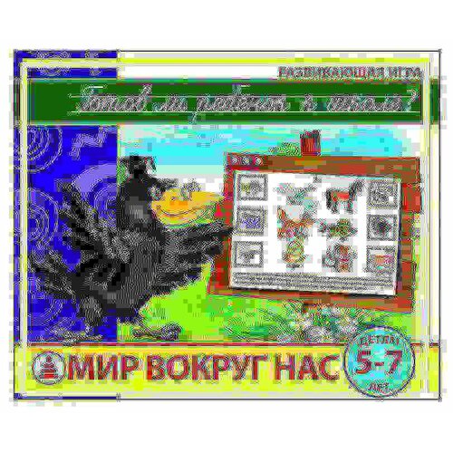 Радуга настольная игра Готов ли ребенок к школе С-926 Мир вокруг нас