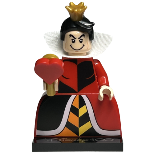 Минифигурка LEGO Queen of Hearts, Disney 100 coldis100-7 минифигурка lego 71038 minifigures disney 100 years 1шт в упаковке