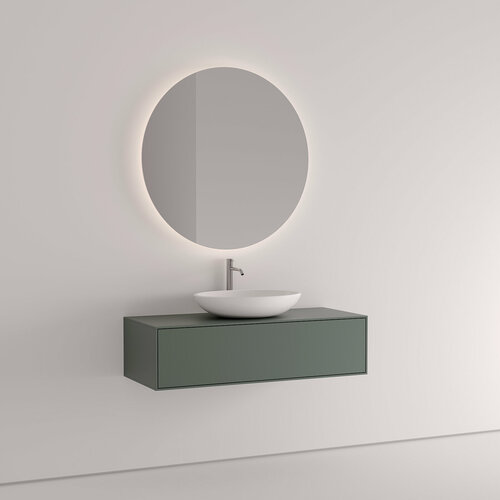 Тумба подвесная под 2 раковины 120 см. Vivomobili VERDE COMODORO