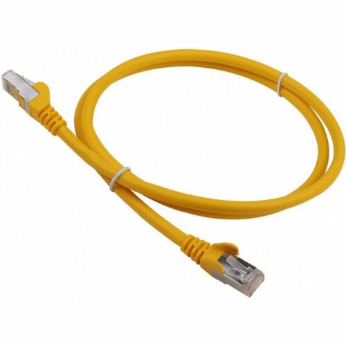 Патч-корд Lanmaster FTP LAN-PC45/S6A-2.0-YL кат.6А 2м желтый LSZH патч корд lanmaster ftp lan pc45 s6a 2 0 yl кат 6а 2м желтый lszh