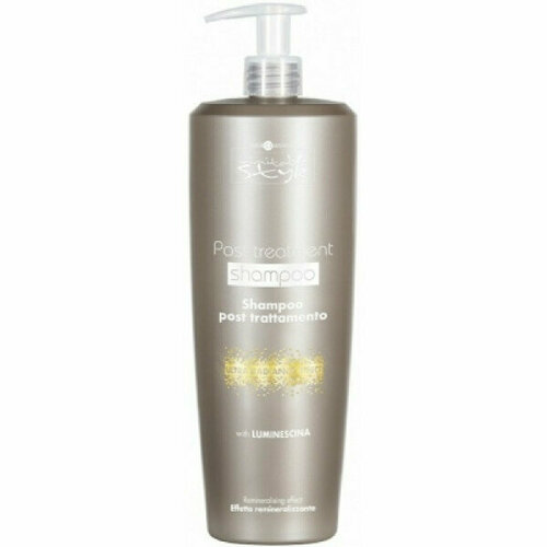 Hair Company Inimitable Style Post-Treatment Shampoo - Шампунь стабилизирующий рН4.5 1000 мл шампунь стабилизатор после окрашивания волос panteon shampoo stabilizer after hair coloring 250 мл