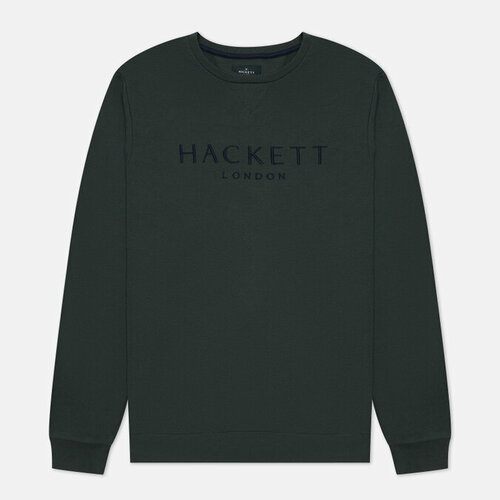 Толстовка HACKETT London, силуэт прямой, размер s, зеленый