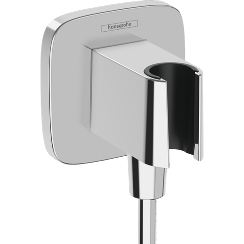 Шланговое подключение hansgrohe FixFit Porter Q с держателем для душа 26887000, хром