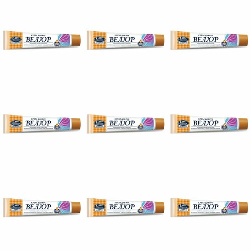 Калина концерн Крем для рук Велюр, питательный, 70 мл 9 шт