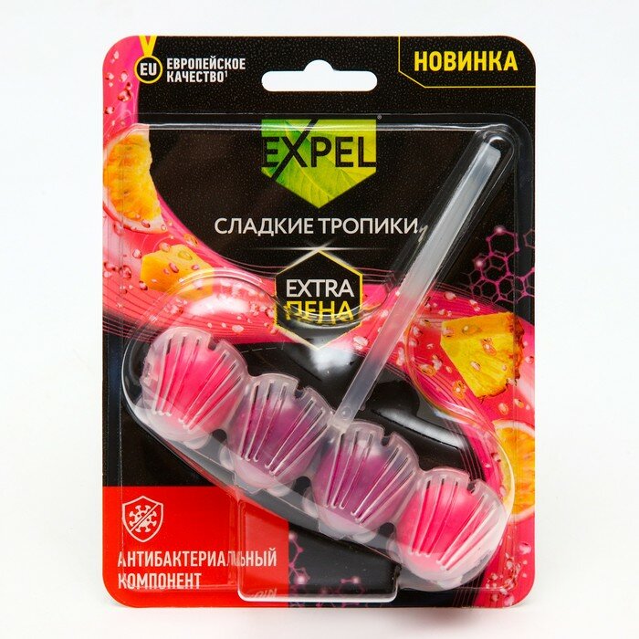 подвеска для унитаза EXPEL Сладкие тропики 1х50г - фото №11