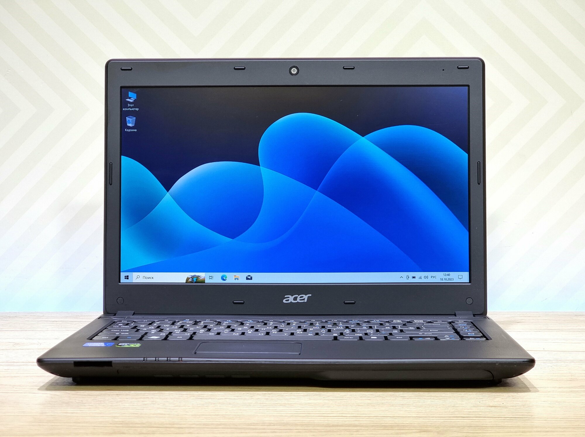 14" Ноутбук Acer 4750G, Intel Core i5-2410M (2.3 ГГц), RAM 8 ГБ, SSD 256 ГБ, Windows Home, черный, Российская клавиатура