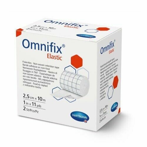 Пластырь "Omnifix Elastic" рулон 2,5см х 10м (2шт/уп)