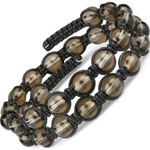 фото Браслет everiot, раухтопаз, размер 18 см, диаметр 15 см, коричневый
