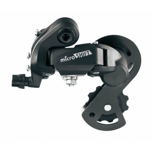 фото Microshift суппорт/перекл. зад. 6-170332 rd-m21sa уровень altus 6/7ск. крюк коротк черн инд. уп