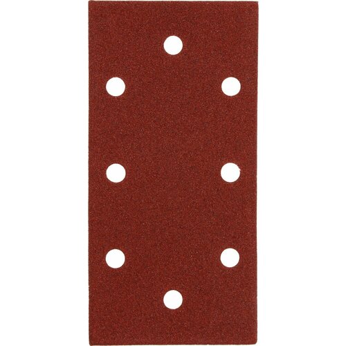 Шлифлист для дерева 90x187 мм Р80 самосцепляющийся 8 отверстий 5 шт WORTEX 1334433 450₽
