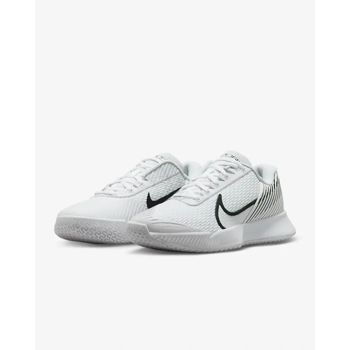 фото Ботинки nike nikecourt air zoom vapor pro 2 dr6192-101, теннисные, размер 38.5eu / 24.5 см, белый, черный