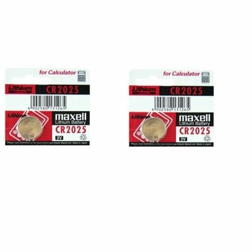 Maxell Батарейки литиевые CR2025 2 шт