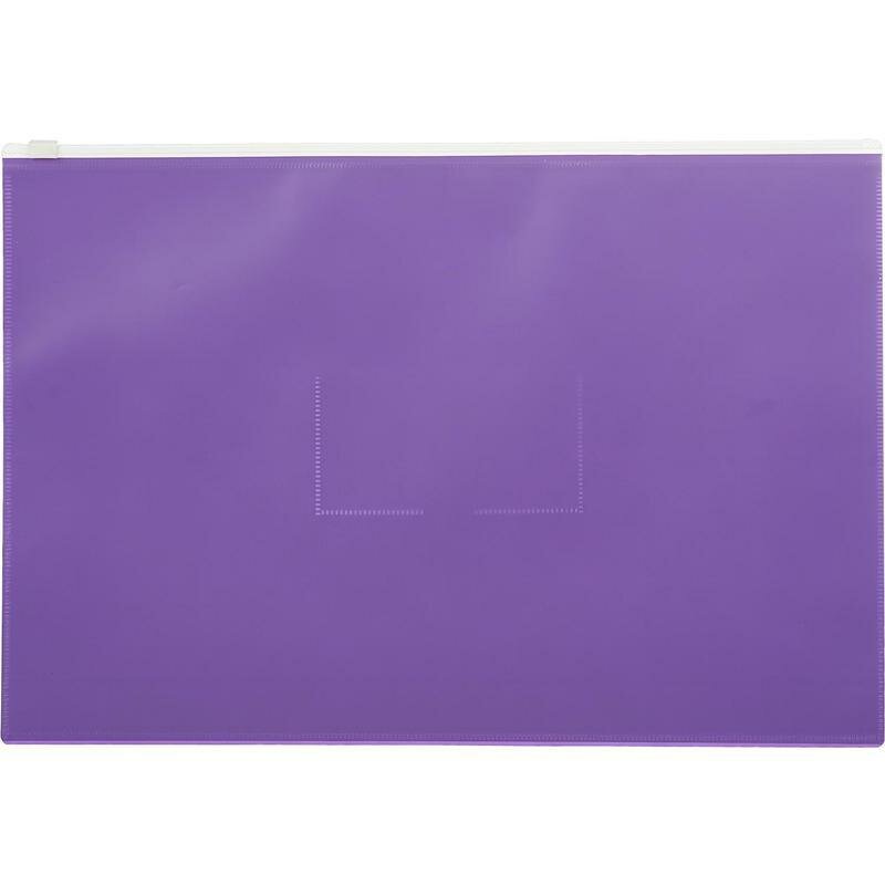 Папка-конверт Attache Color на молнии А4 голубой - фото №2