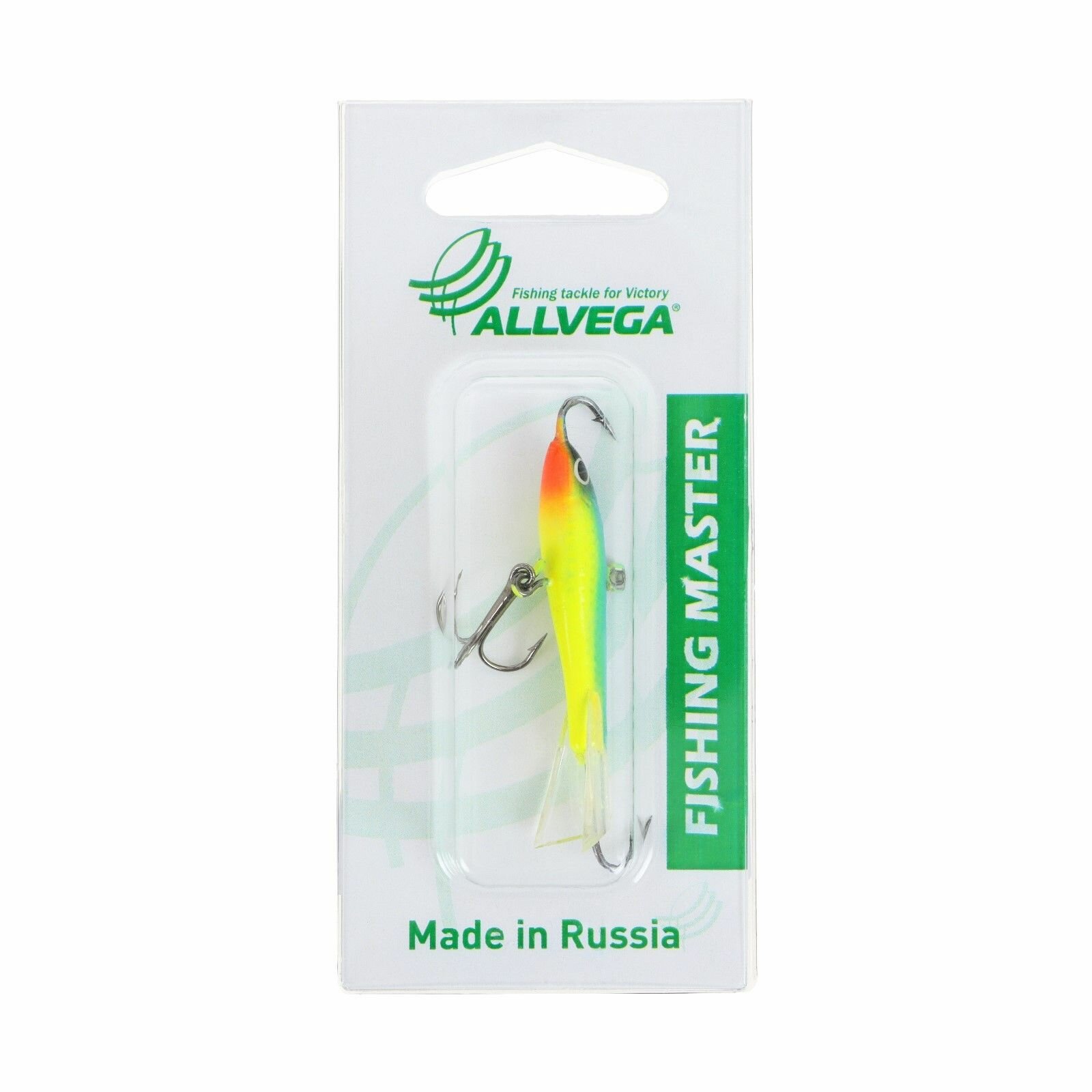 Приманка балансир ALLVEGA "Fishing Master" 10 гр / 50 мм, цвет Т7 (Салатовый), 2 штуки