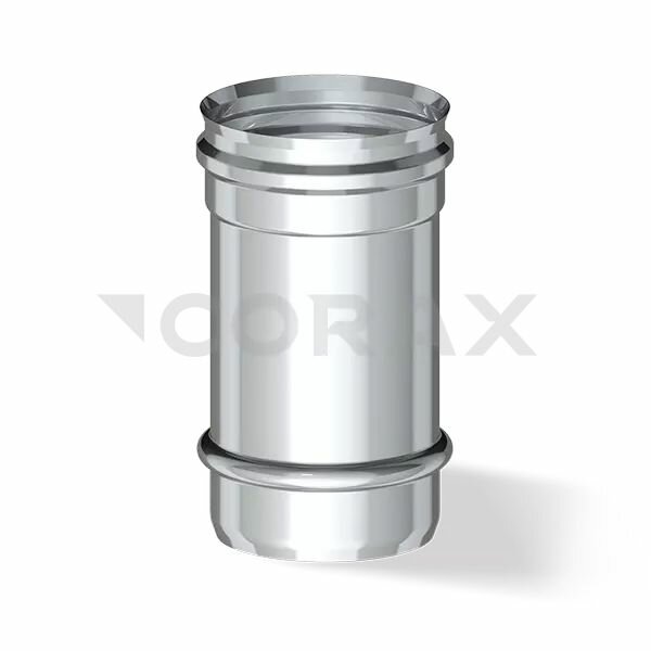 Дымоход труба Corax Ф115 (430/0,8) 250 мм - фотография № 1