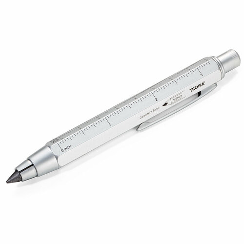 Карандаш TROIKA многофункциональный с точилкой PEN56/SI