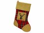 Носок для подарков полотняная классика: олень, полиэстер, 45 см, Kaemingk 521176-1