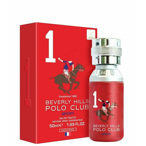 BEVERLY HILLS POLO CLUB Sports Men 1 Туалетная вода мужская, 50 мл туалетная вода beverly hills polo club sports men 8 50 мл