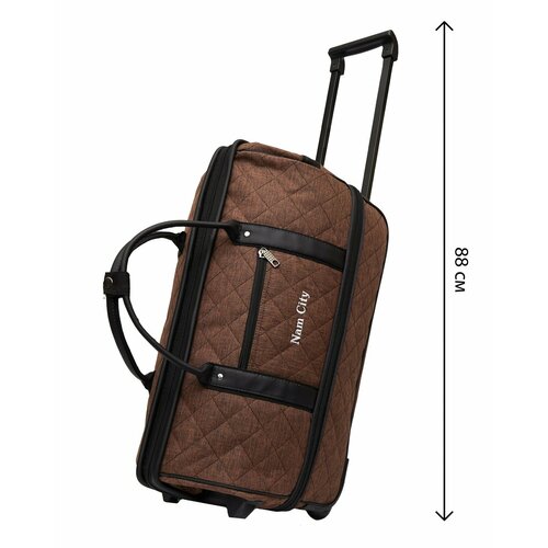 фото Сумка-тележка , 44 л, 26х52х32 см, коричневый bags-art