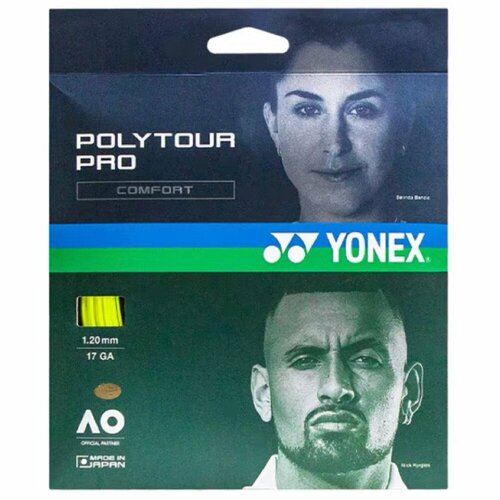 Струны Yonex POLY TOUR PRO YELLOW (1.2мм / 12м)