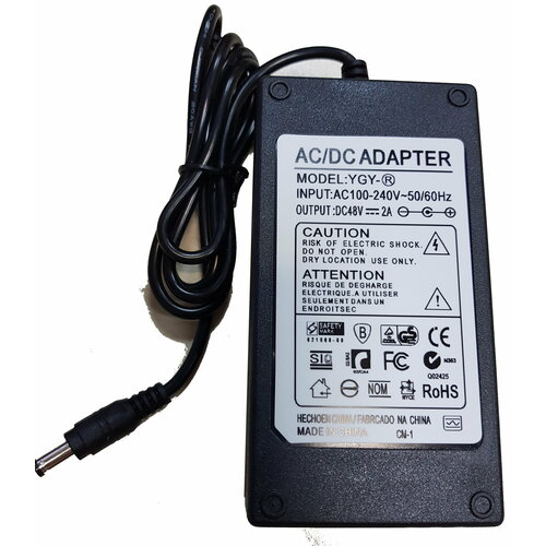 Блок питания для гироскутера 55x25мм 96W 48V 2A 141000₽