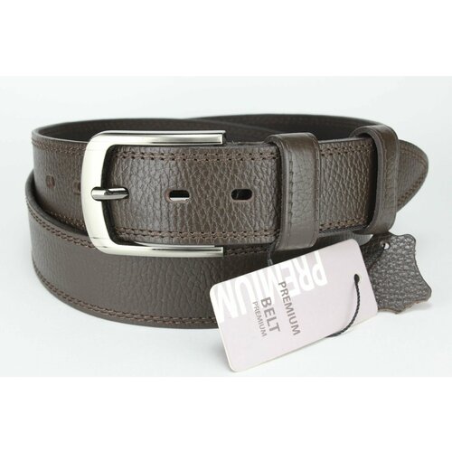 фото Ремень premium belt, размер 115, коричневый