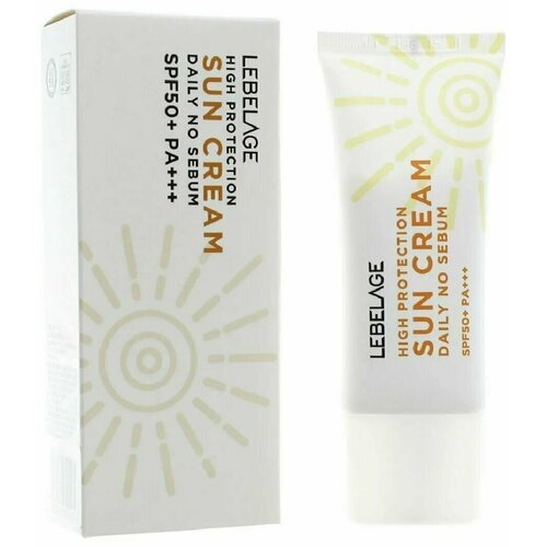 LEBELAGE Крем солнцезащитный Ежедневный High Protection no sebum Sun cream SPF50+PA+++, 30мл