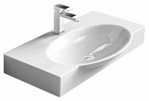 Раковина для ванной Sanita INFINITY 65 с кронштейнами, полотенцедержателем (INF65SLWB01KR)