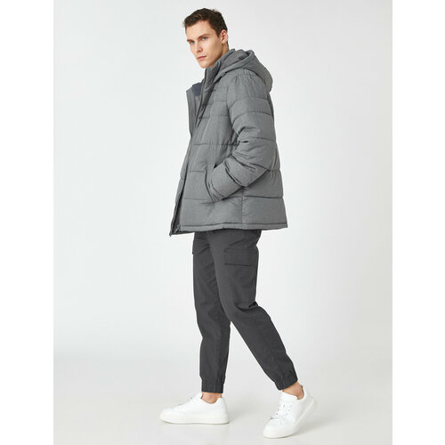 фото Куртка koton, размер m, серый