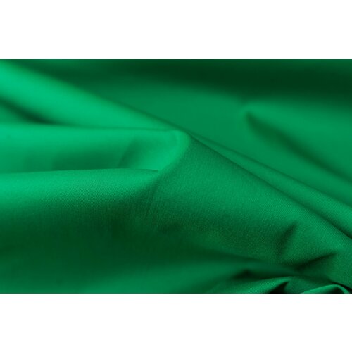 Ткань Хлопок зеленый насыщенный. Ткань для шитья