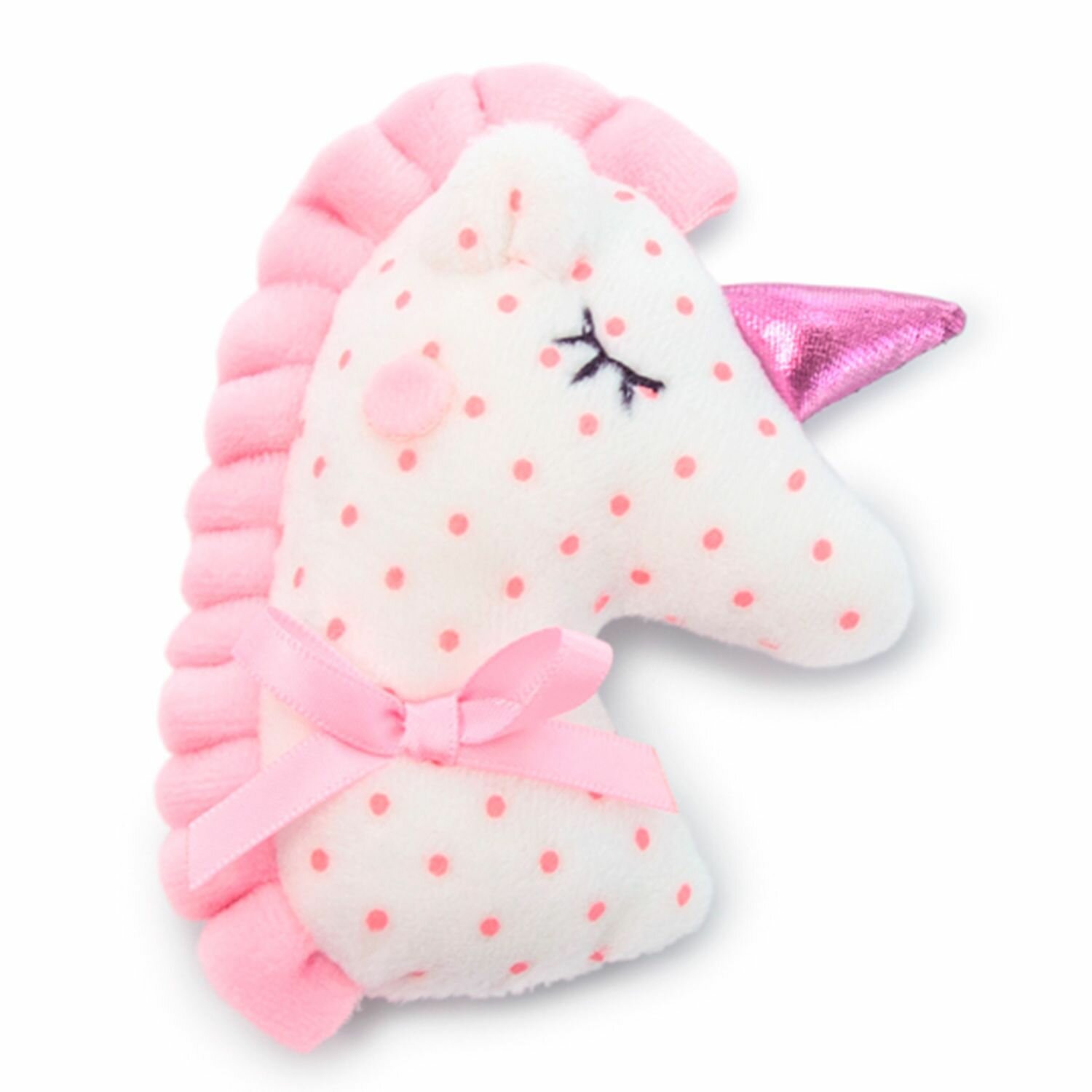 Budi Basa Мягкая игрушка Зайка Ми с розовой подушкой-единорогом 18 см SidS-305