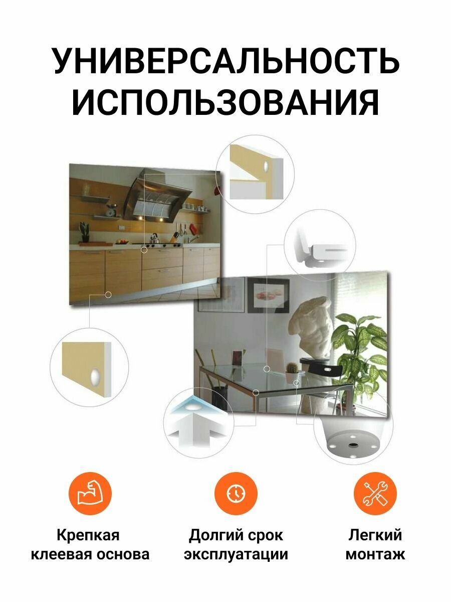 Антиударные самоклеящиеся накладки (силиконовый демпфер), D 10 мм, 50 шт. на 1 листе — фото 1