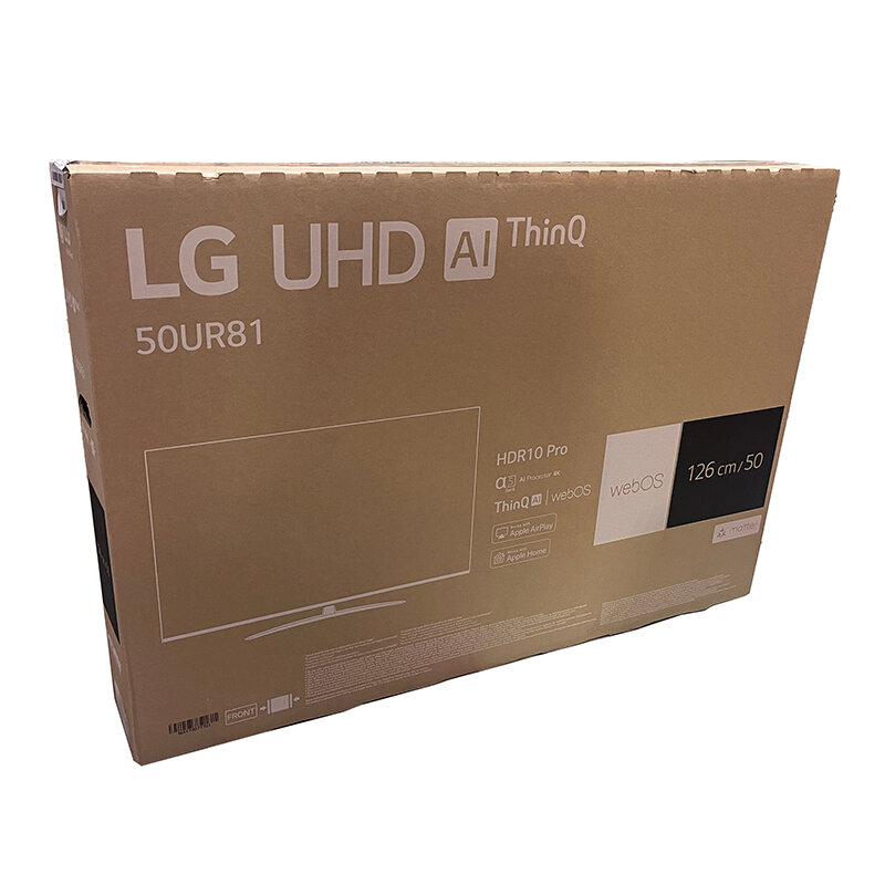 LG 50" 50UR81009LK.ARUB черный {Ultra HD 60Hz DVB-T DVB-T2 DVB-C DVB-S2 USB WiFi Smart TV} - фото №2