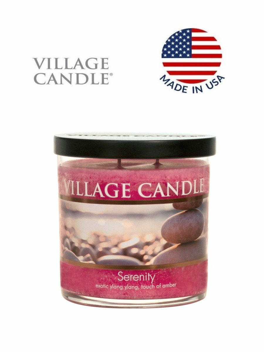 Ароматическая свеча Village Candle Serenity, стакан, маленькая/4100026 - фото №2