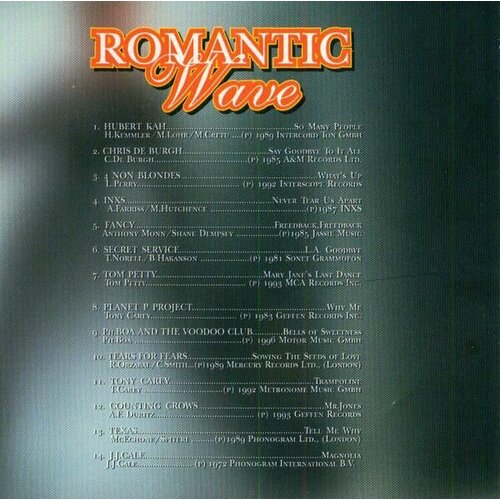 Audio CD сборник - Romantic Wave (1 CD) counting up to 10 age 3 4