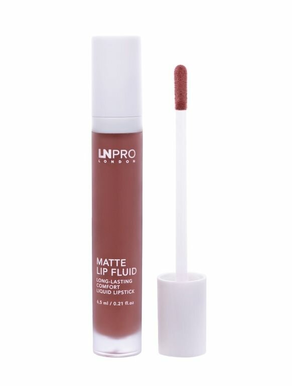 LN Pro Жидкая матовая помада Matte Lip Fluid 105 лиловый мокко