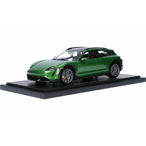 Масштабная модель Porsche Taycan Turbo S Cross Turismo, Limited Edition, Scale 1:18, Mamba Green Metallic,