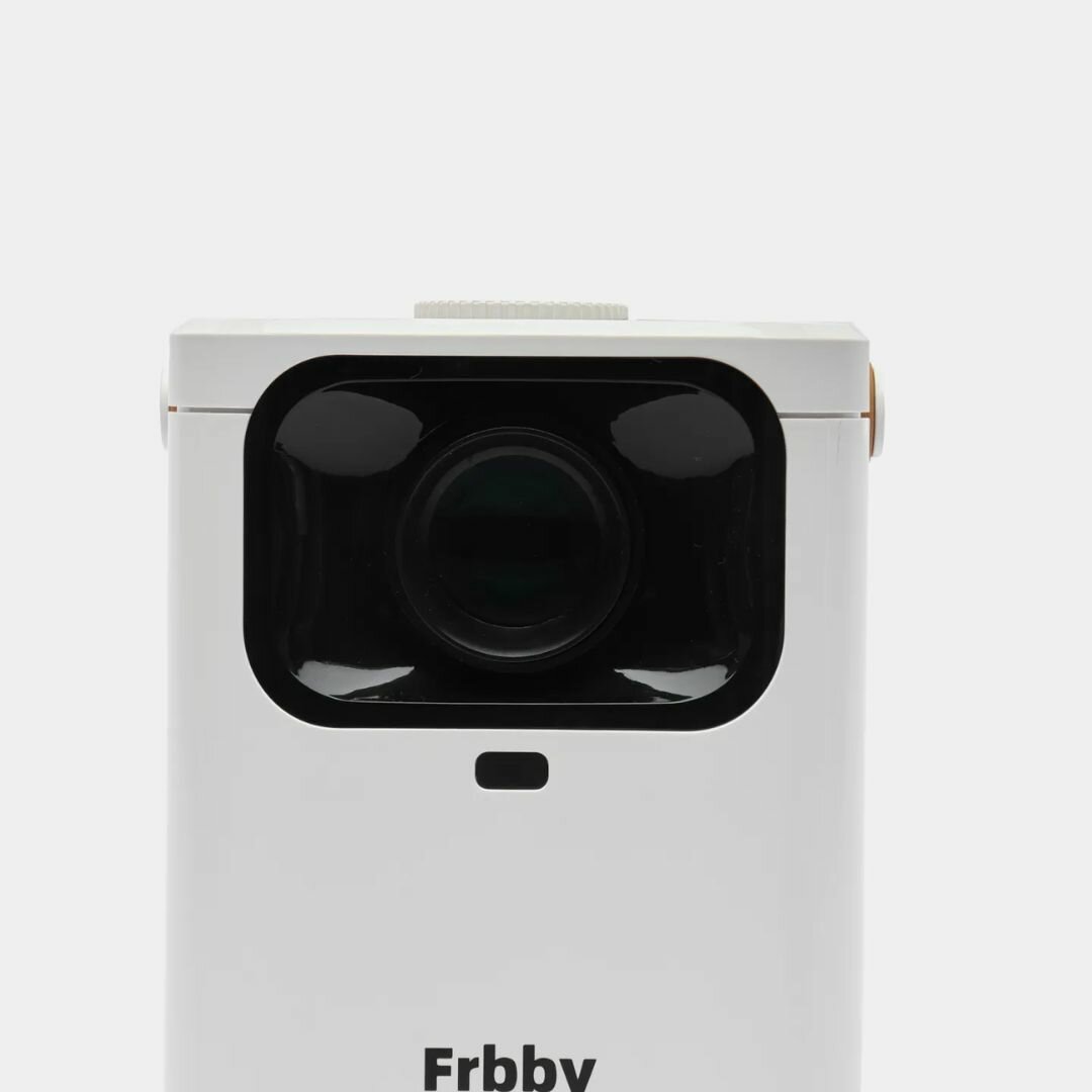 Умный мини проектор Frbby P20 pro белый портативный лазерный для фильмов Андройд / Android со ативом мультимедийный домашний кинотеатр с телефона /артфона